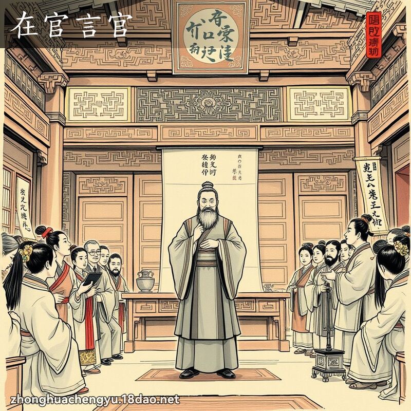 在官言官 配图