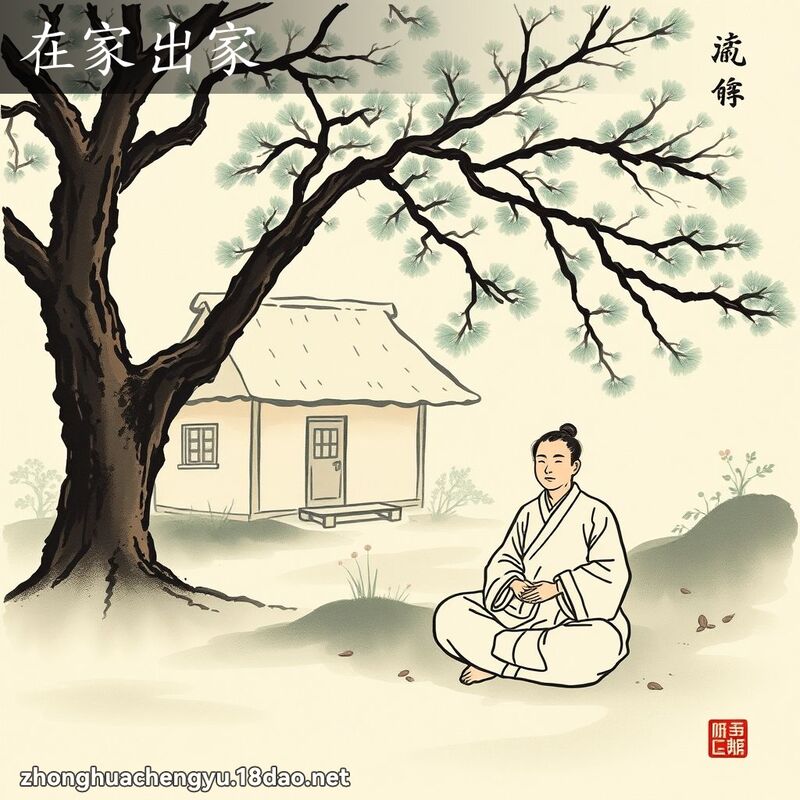 在家出家 配图