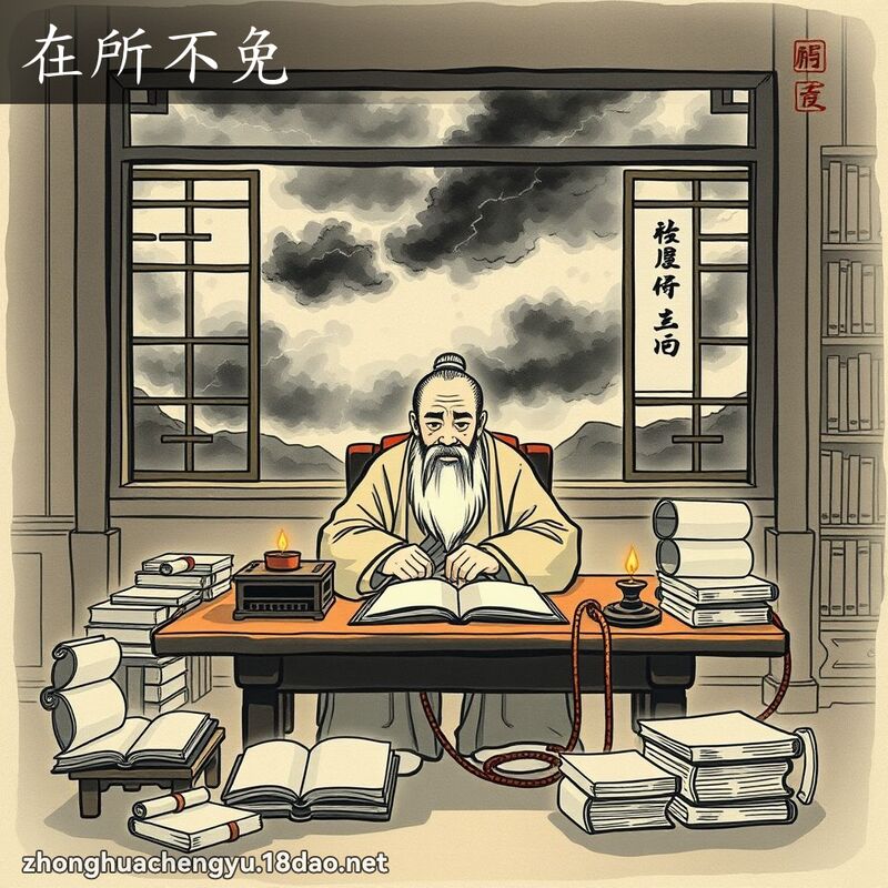 在所不免 配图