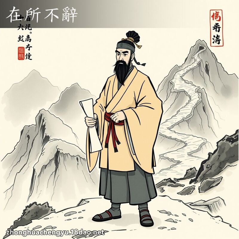 在所不辭 配图