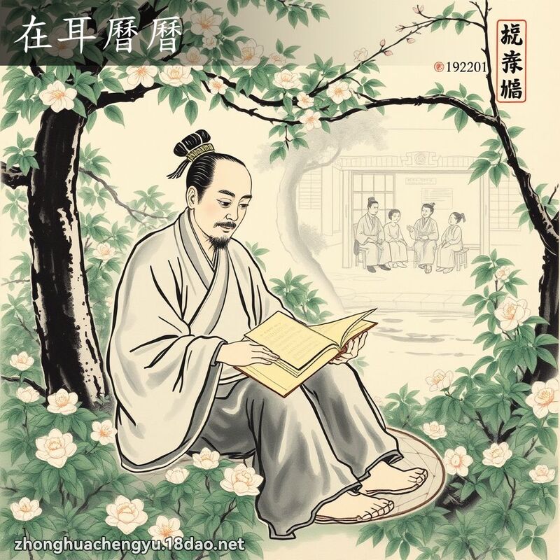 在耳曆曆 配图
