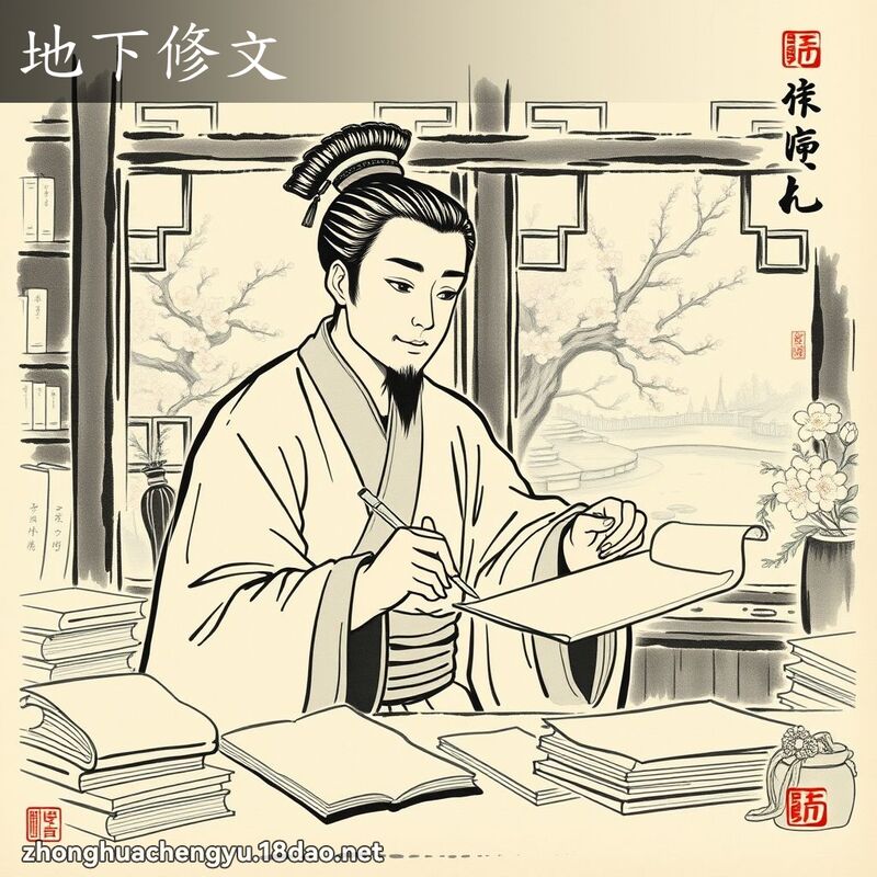 地下修文 配图