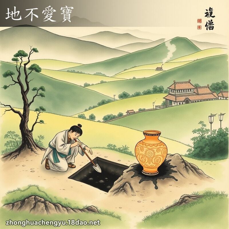 地不愛寶 配图