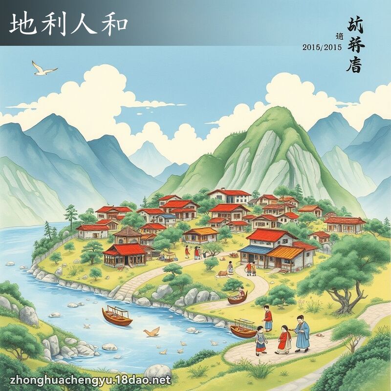 地利人和 配图
