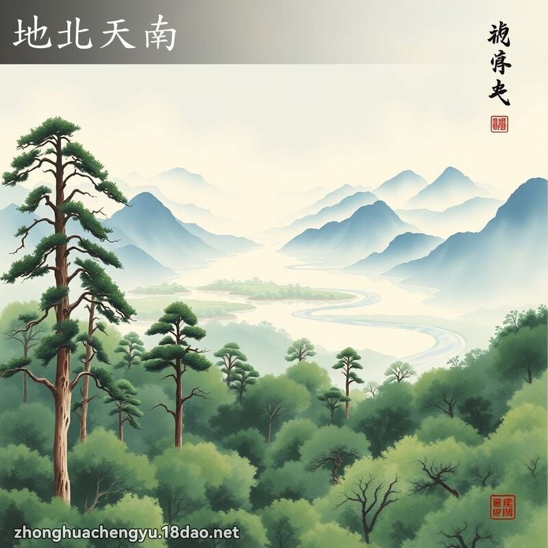 地北天南 配图