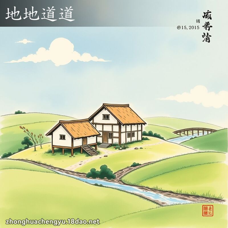 地地道道 配图