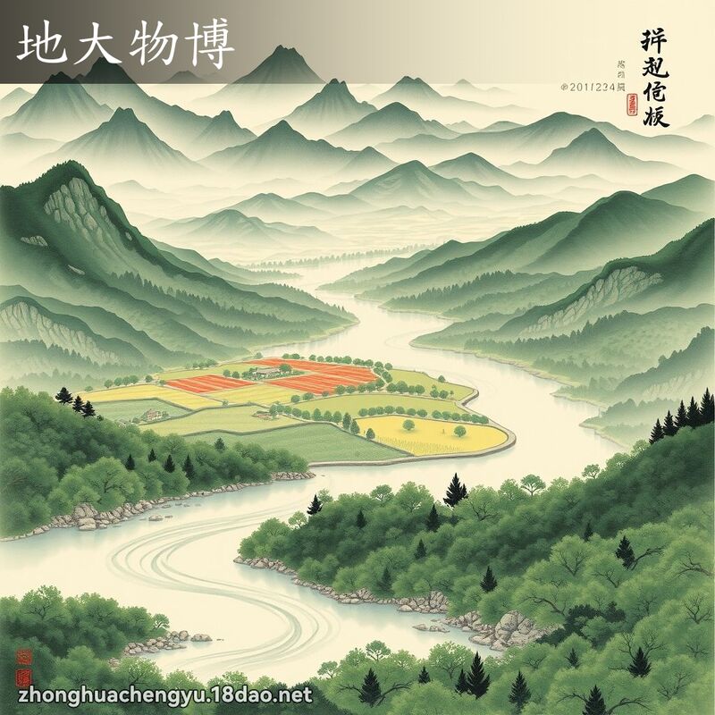 地大物博 配图