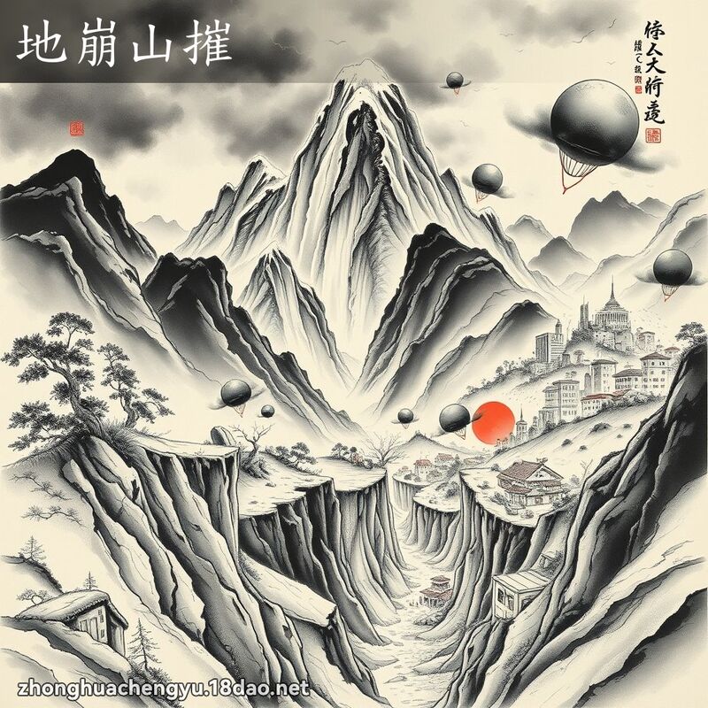 地崩山摧 配图