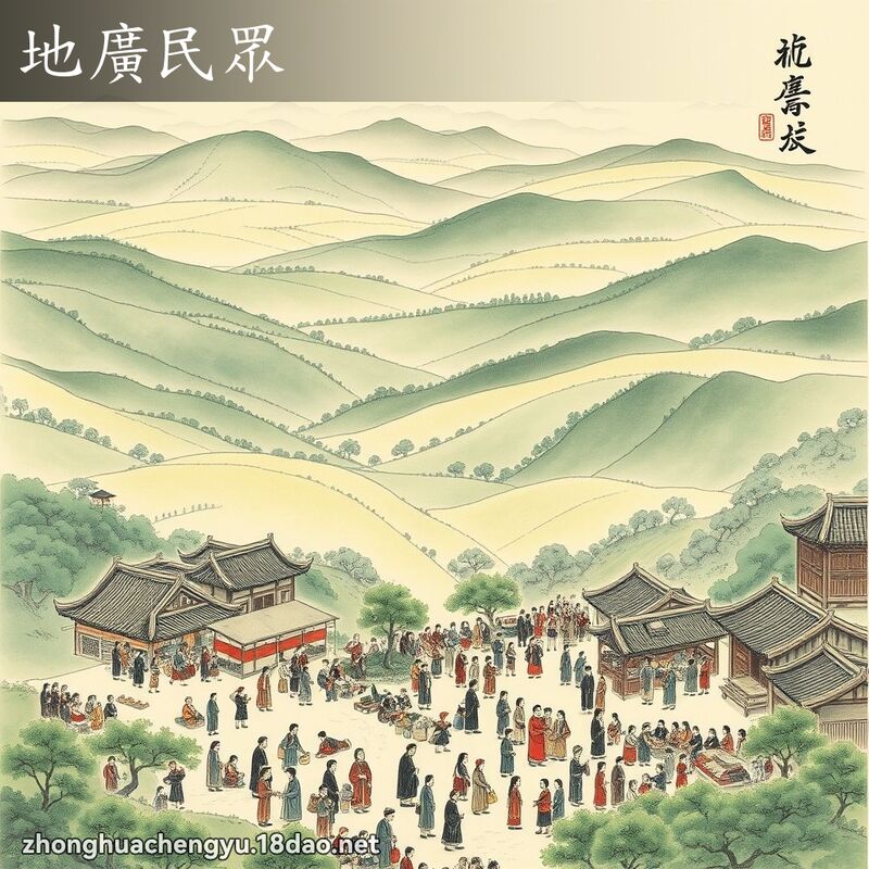 地廣民眾 配图
