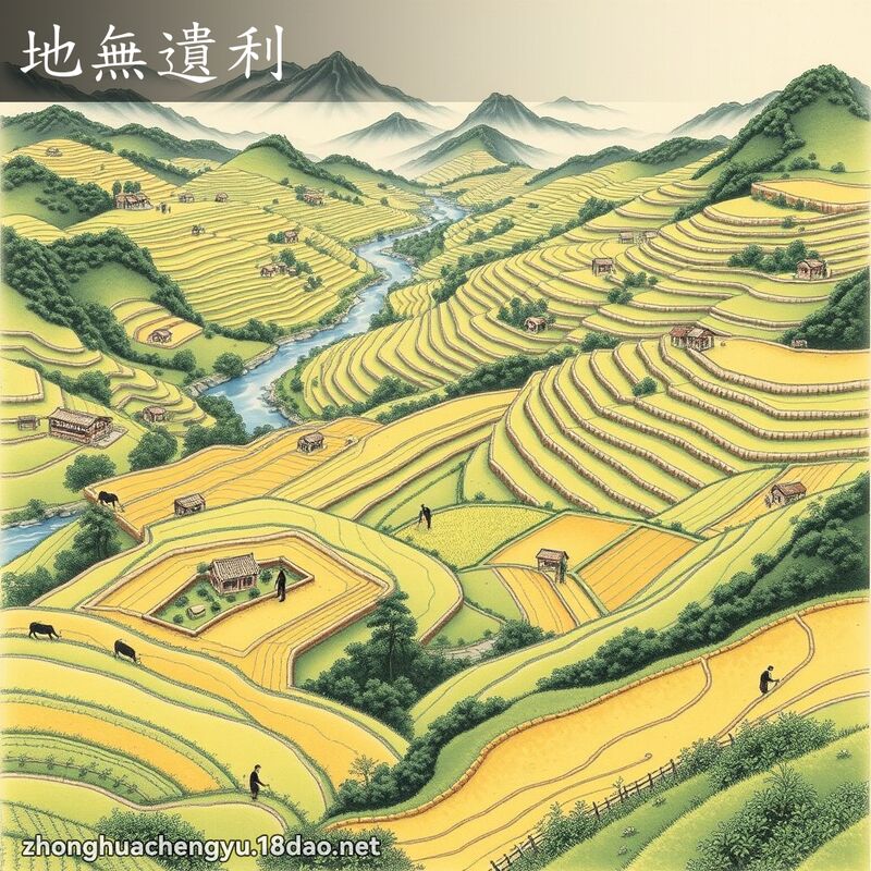 地無遺利 配图