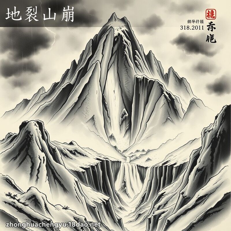 地裂山崩 配图