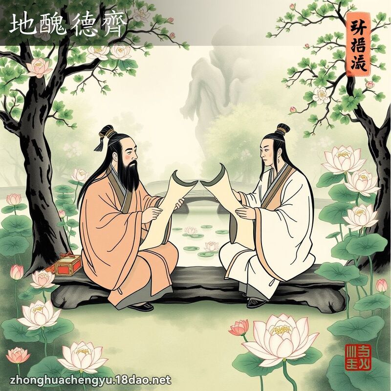 地醜德齊 配图