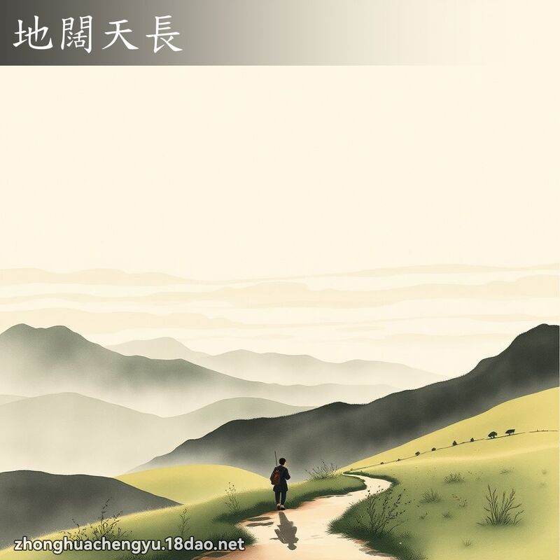 地闊天長 配图