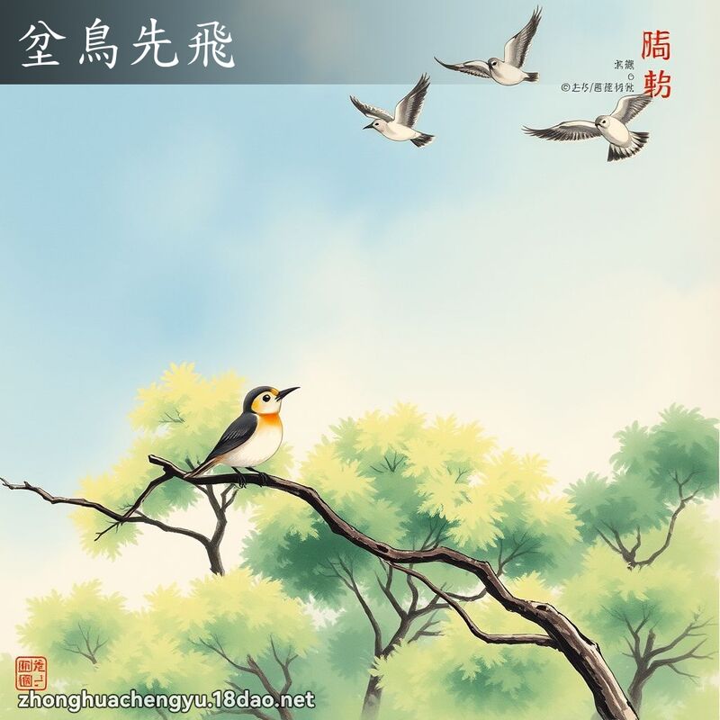 坌鳥先飛 配图
