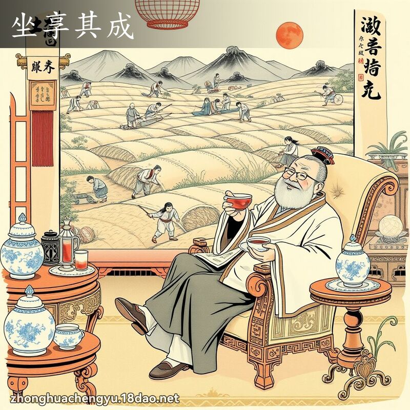 坐享其成 配图