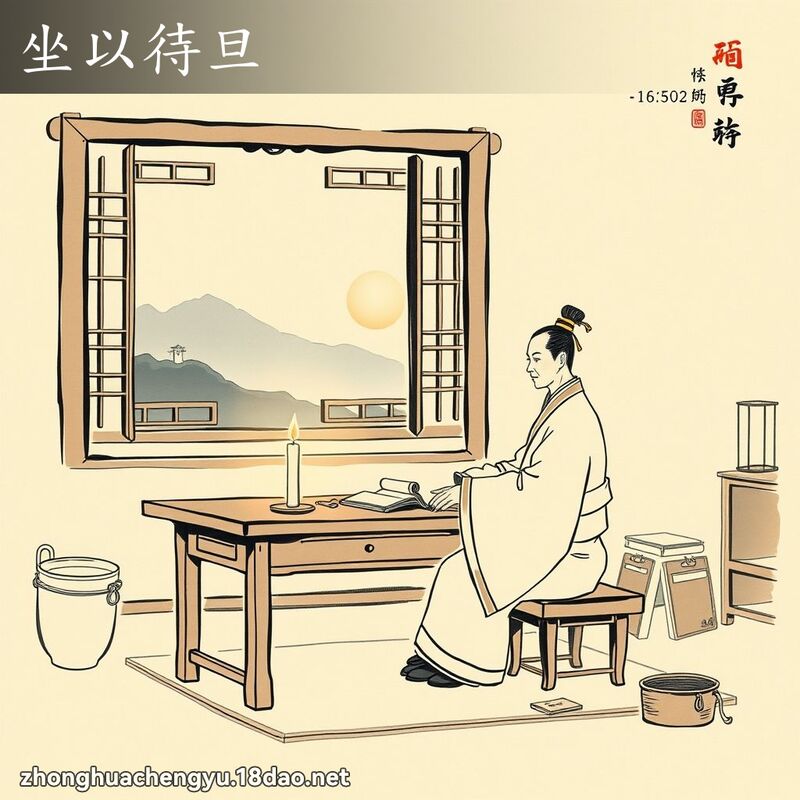 坐以待旦 配图