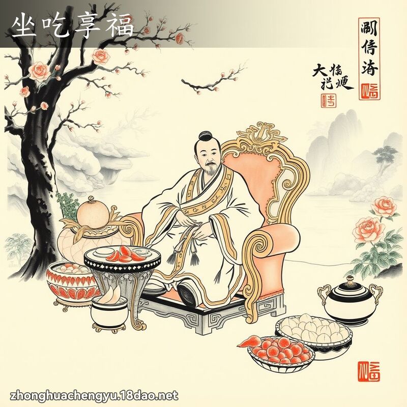 坐吃享福 配图