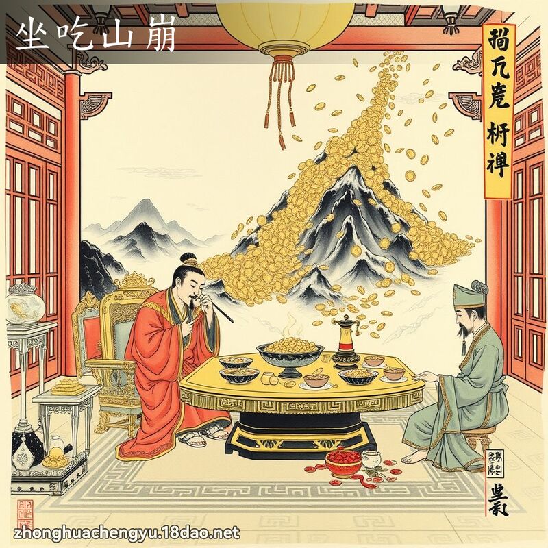 坐吃山崩 配图