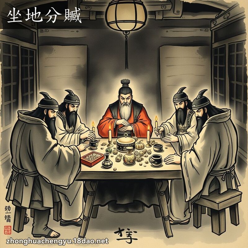 坐地分贓 配图