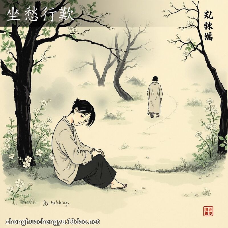 坐愁行歎 配图