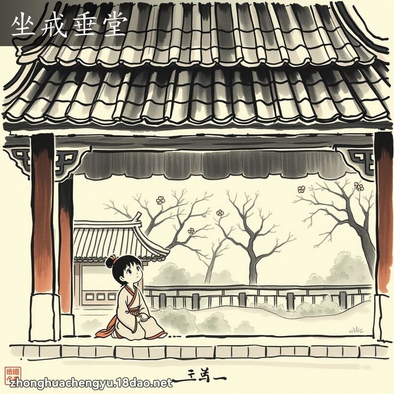 坐戒垂堂 配图