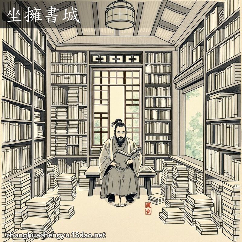 坐擁書城 配图