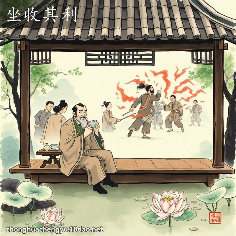坐收其利 配图