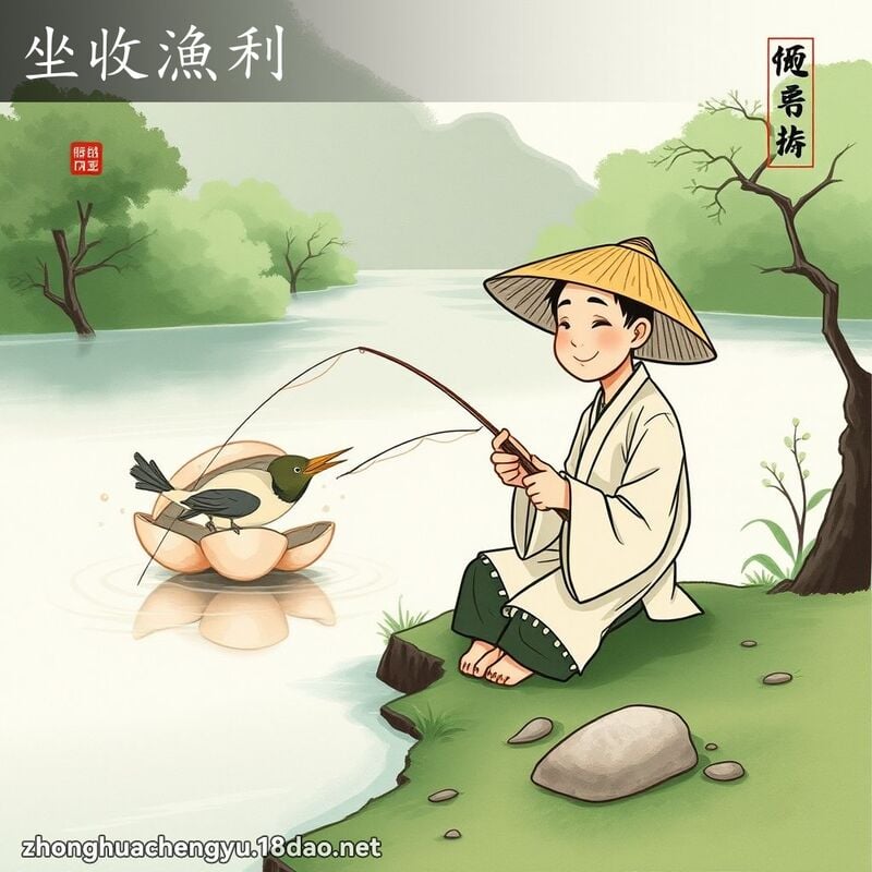 坐收漁利 配图