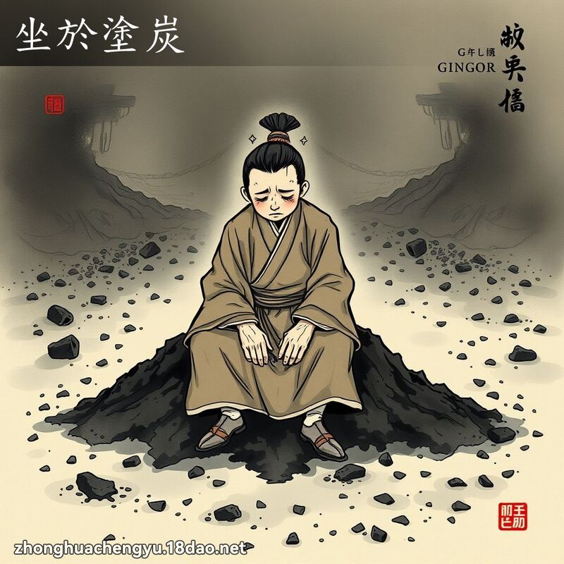 坐於塗炭 配图