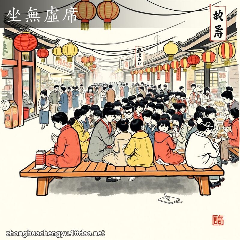 坐無虛席 配图