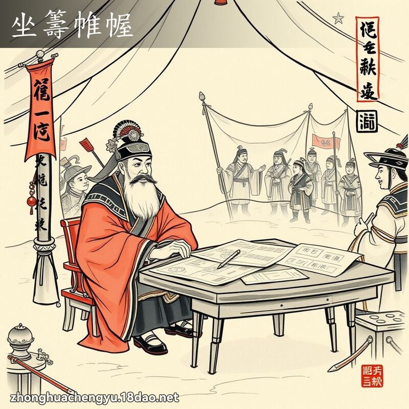 坐籌帷幄 配图