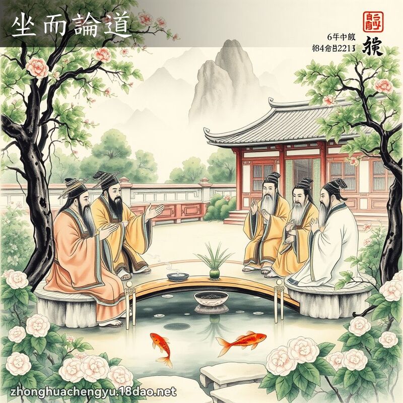 坐而論道 配图