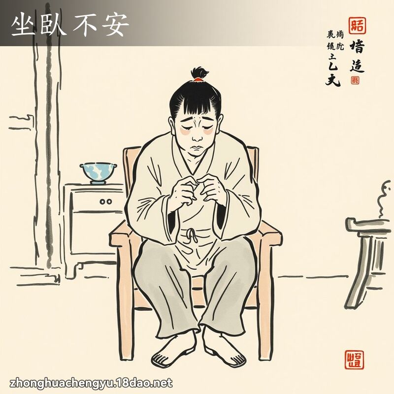 坐臥不安 配图