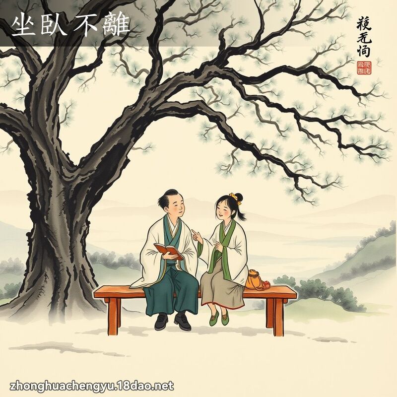 坐臥不離 配图