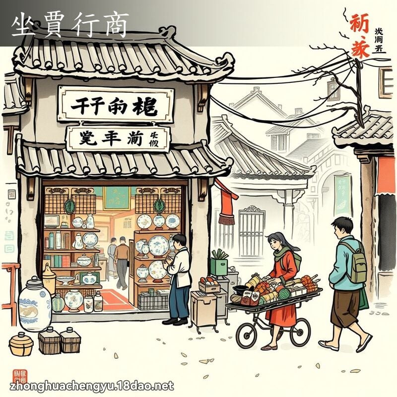 坐賈行商 配图