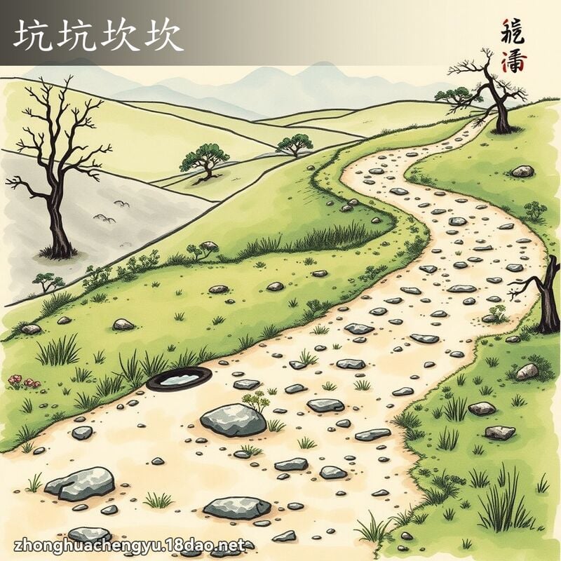 坑坑坎坎 配图