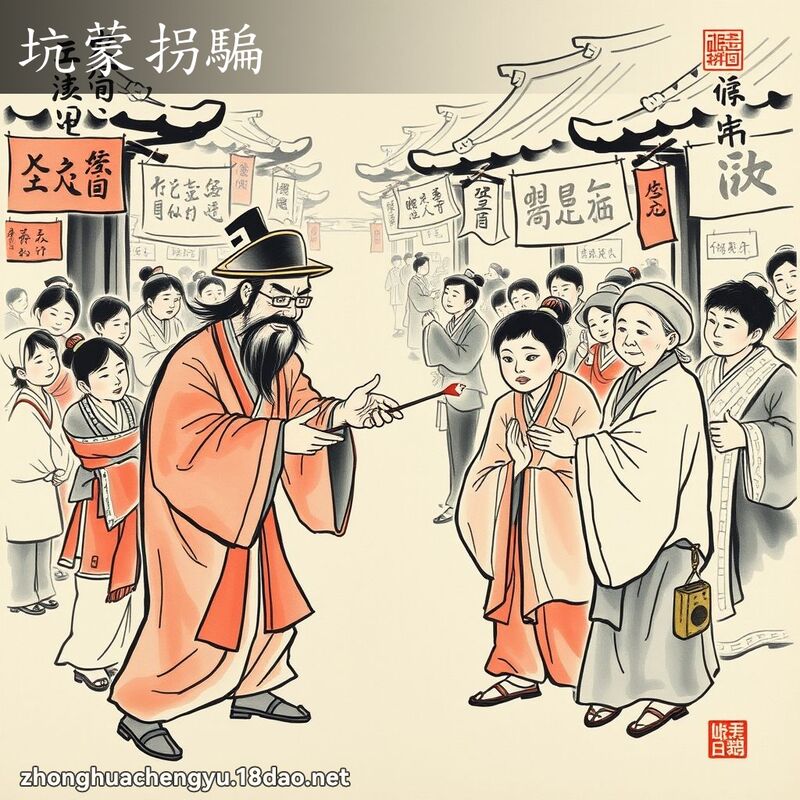 坑蒙拐騙 配图