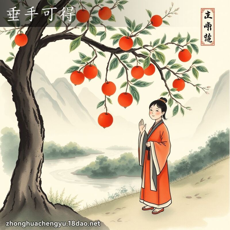 垂手可得 配图