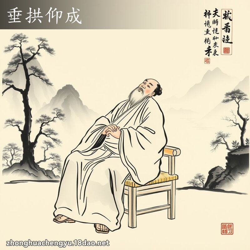 垂拱仰成 配图