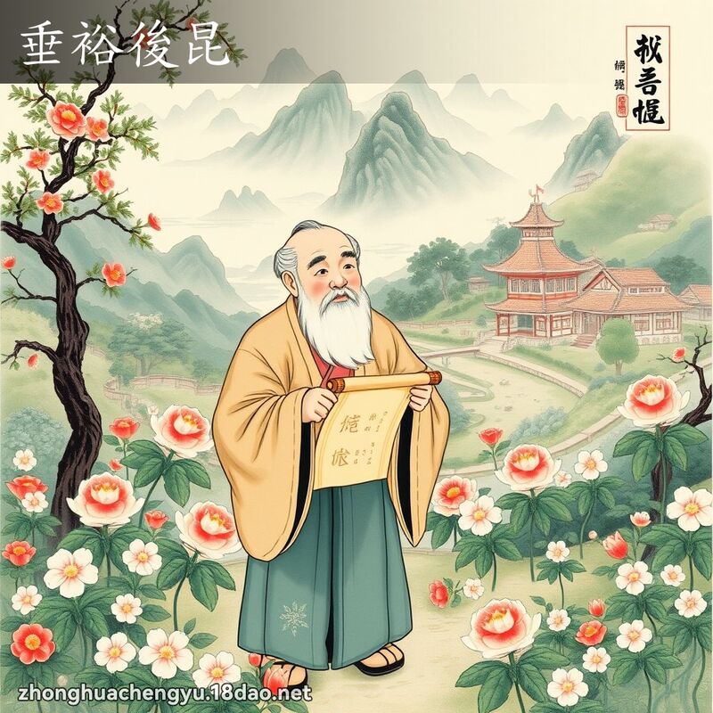 垂裕后昆 - 中华成语配图