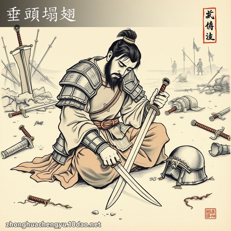 垂頭塌翅 配图