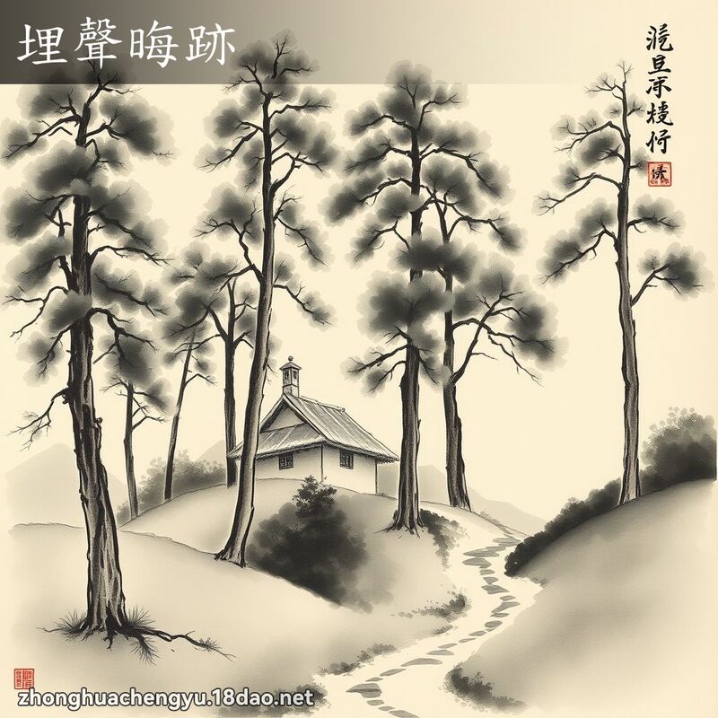 埋聲晦跡 配图
