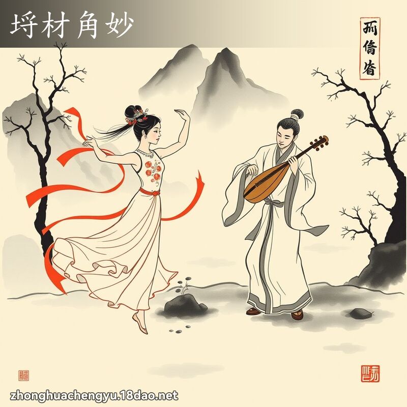 埒材角妙 配图