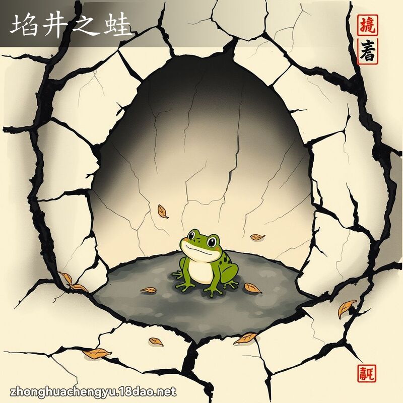 埳井之蛙 配图