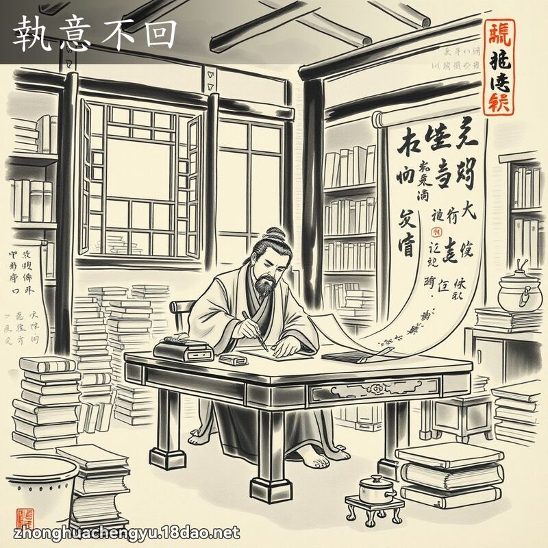 執意不回 配图