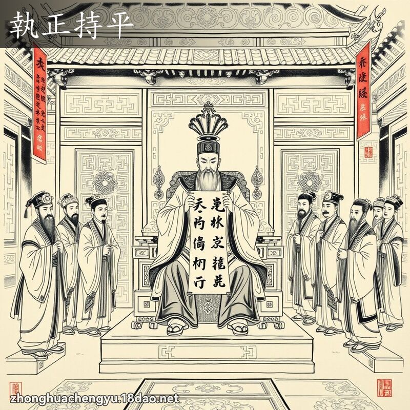 執正持平 配图
