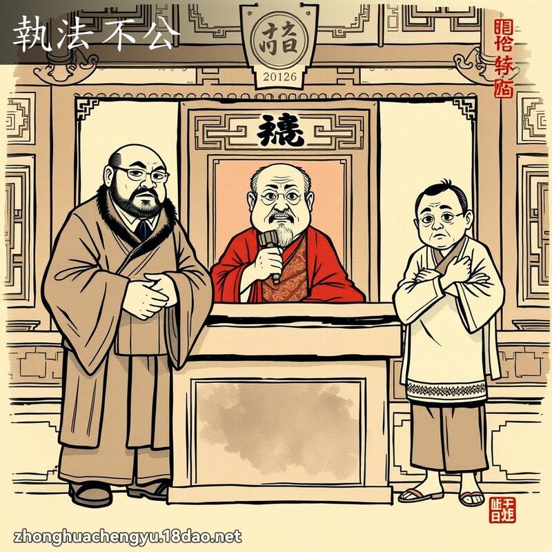 執法不公 配图