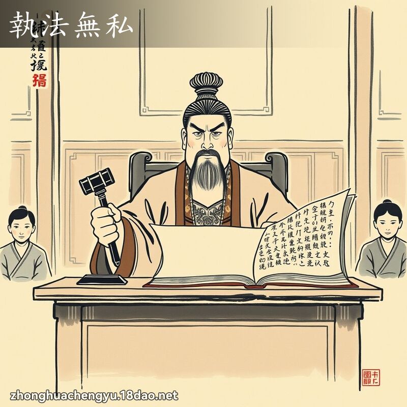 執法無私 配图