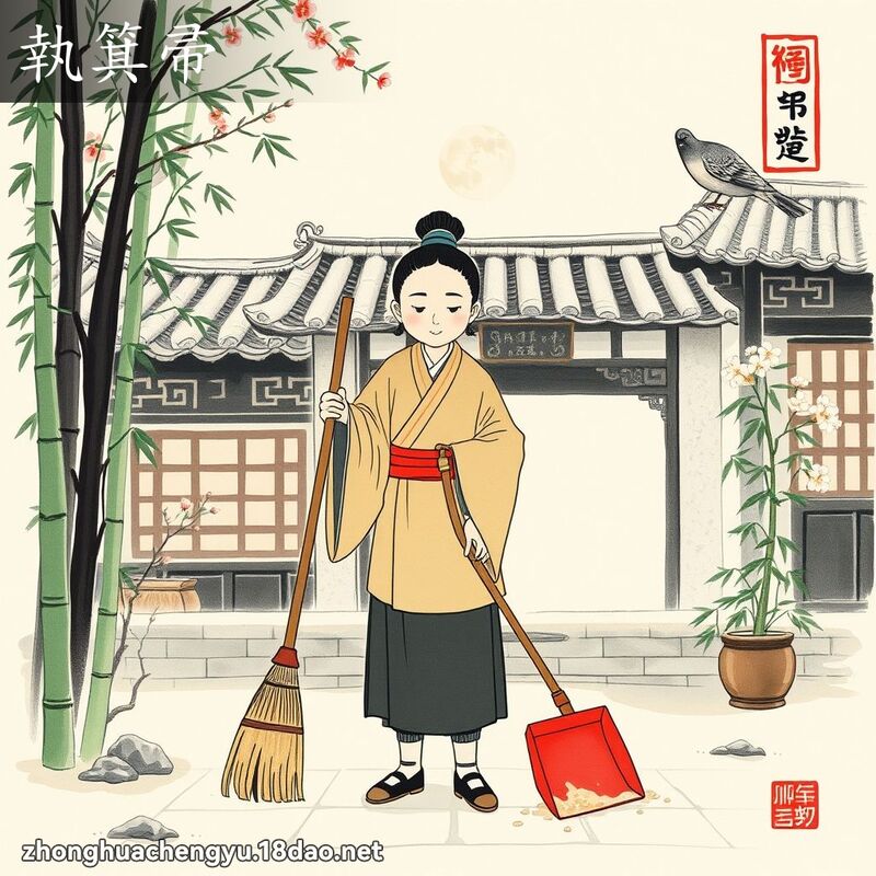 執箕帚 配图