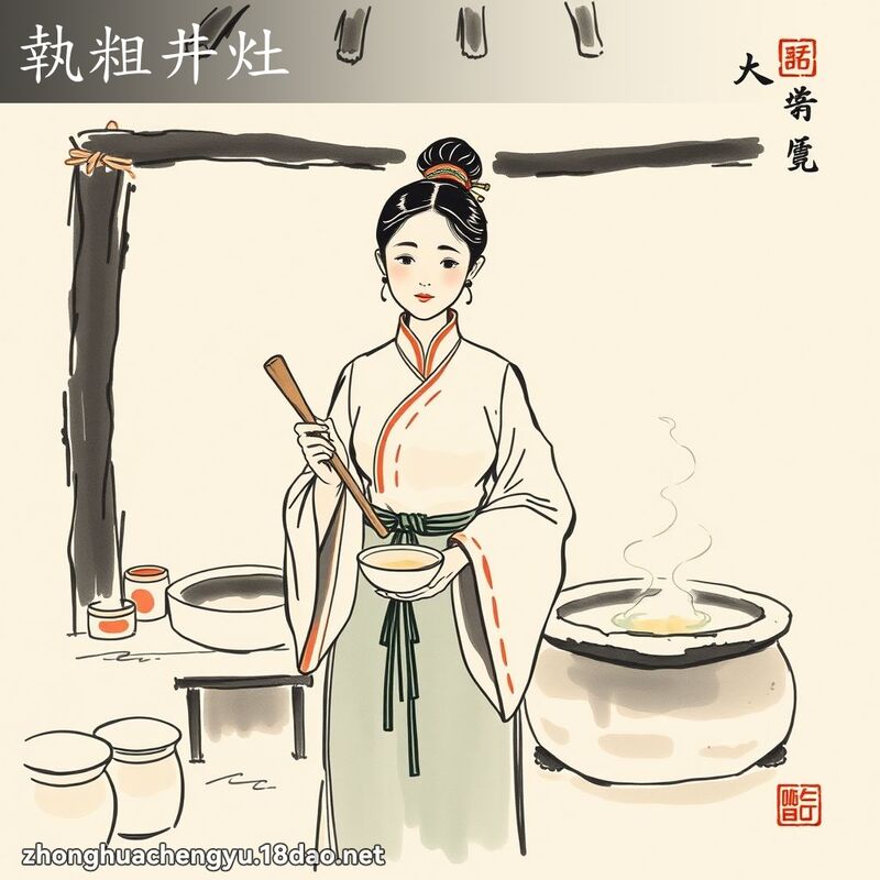 執粗井灶 配图